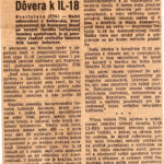 Pravda - Dôvera k IL-18 (29-11-1966)